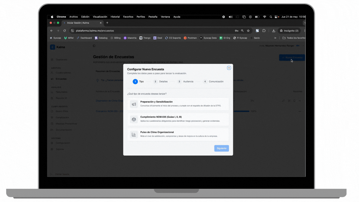 Demostración del módulo Automatización Omnicanal